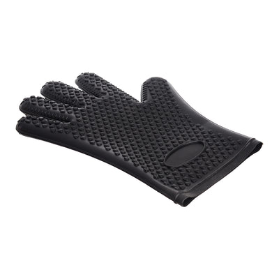 Single cuff heat resistant barbecue glove