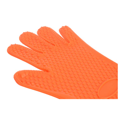 Single cuff heat resistant barbecue glove