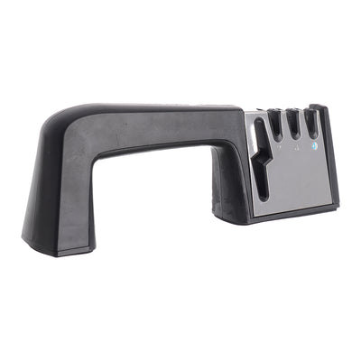 4-stage manual knife sharpener, black