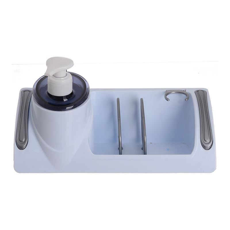 Dispenser and sink organizer, white, 25*10 cm