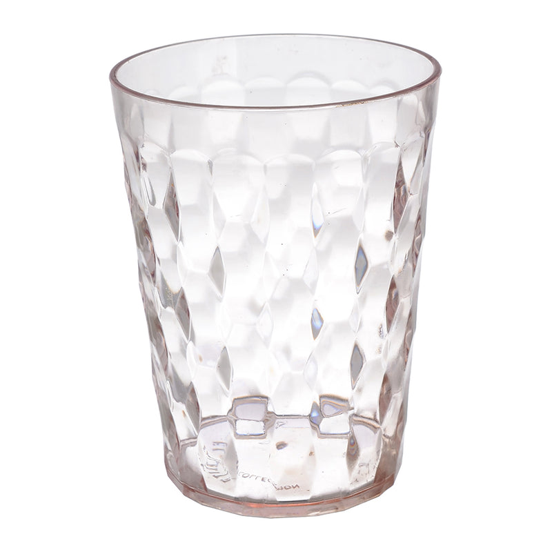 Crystal shaped plastic jug with 5 elite cups, 2 liter capacity