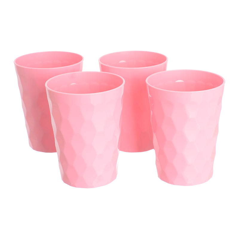 Set of plastic cups, 4 pieces, 10*8 cm