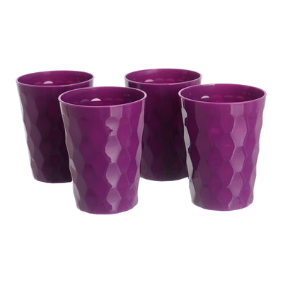 Set of plastic cups, 4 pieces, 10*8 cm