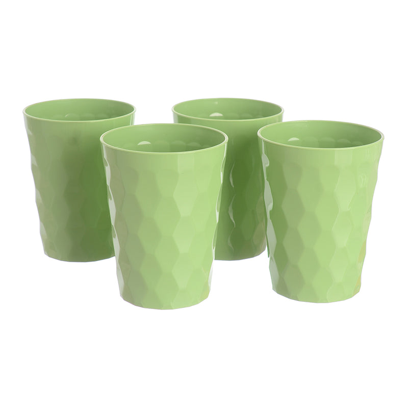 Set of plastic cups, 4 pieces, 10*8 cm