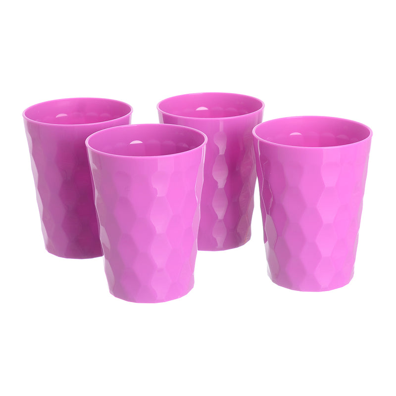 Set of plastic cups, 4 pieces, 10*8 cm