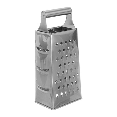 Stainless steel grater, 4 sides, silver