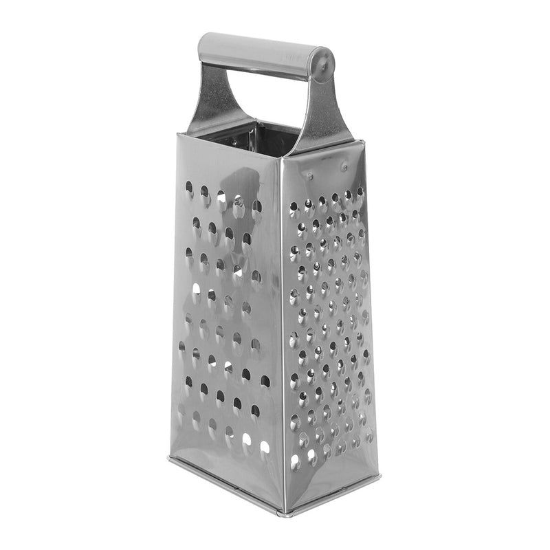 Stainless steel grater, 4 sides, silver