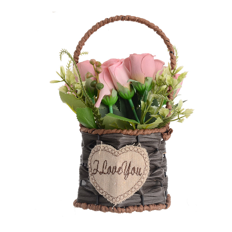 Decorative artificial rose saturday, 20 cm