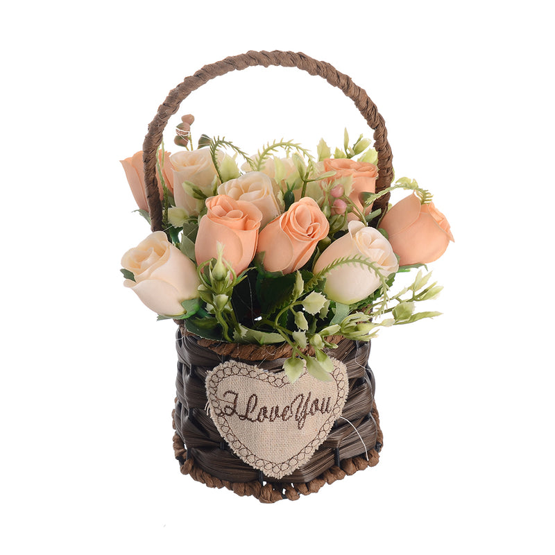 Decorative artificial rose saturday, 20 cm