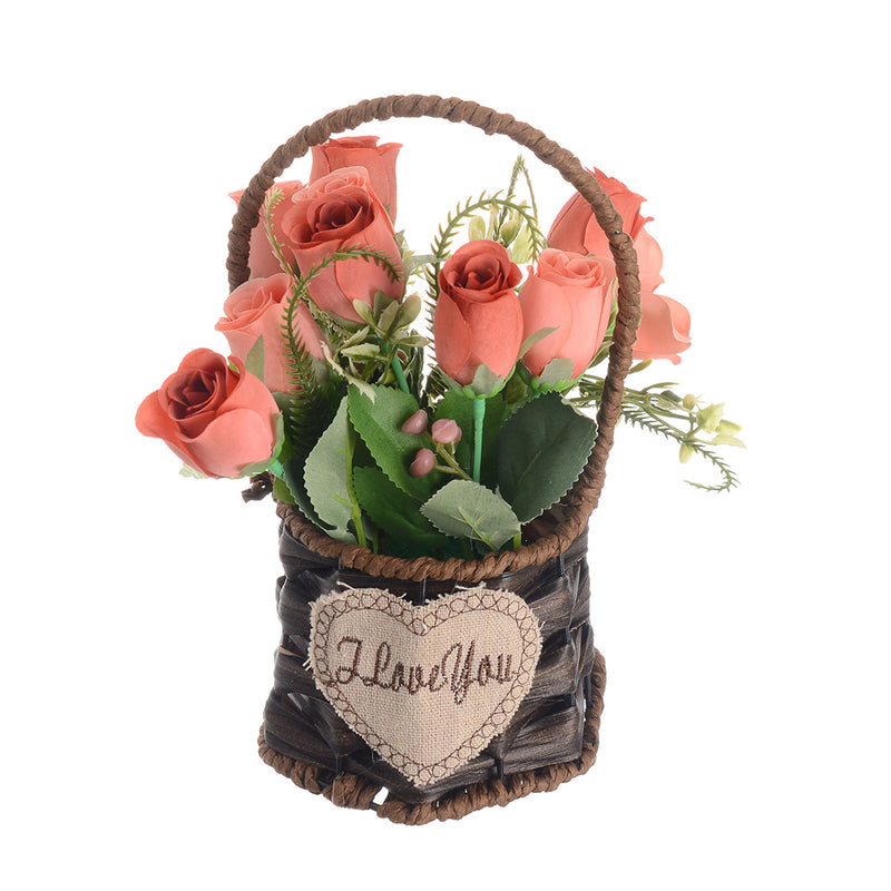 Decorative artificial rose saturday, 20 cm