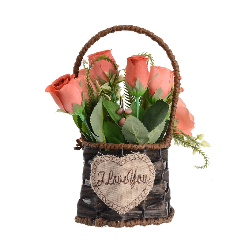 Decorative artificial rose saturday, 20 cm