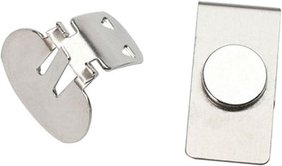 Invisible magnetic craft clasps for men, silver color