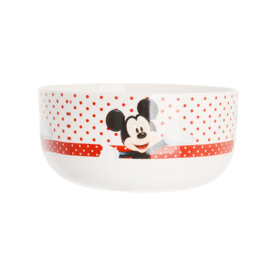 Circular soup serving bowl printed with cartoon shapes, 11*6 cm