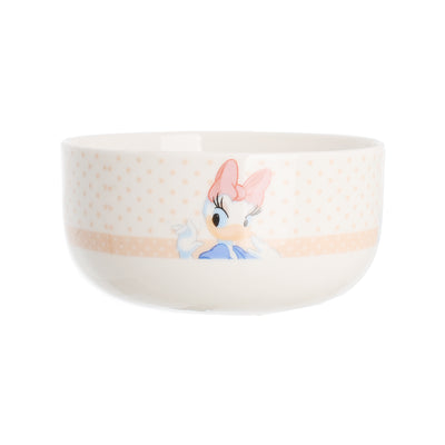 Circular soup serving bowl printed with cartoon shapes, 11*6 cm