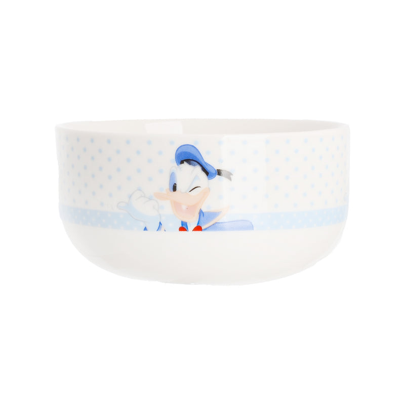 Circular soup serving bowl printed with cartoon shapes, 11*6 cm