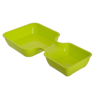 Snack plate set, 6 pieces of different sizes