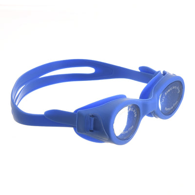 Swimming goggles with a white case from Speedo