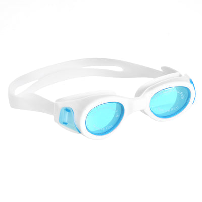 Swimming goggles with a white case from Speedo