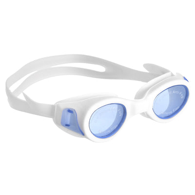 Swimming goggles with a white case from Speedo