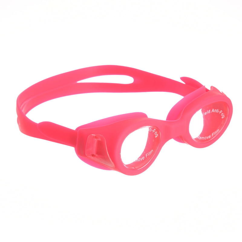 Swimming goggles with a white case from Speedo