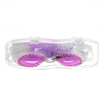 Swimming goggles with a transparent case from Speedo