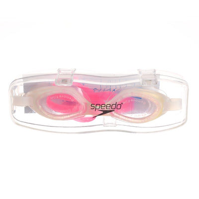 Swimming goggles with a transparent case from Speedo