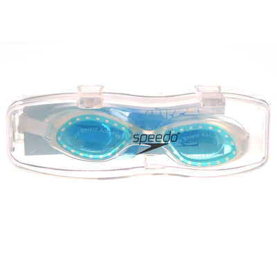 Swimming goggles with a transparent case from Speedo