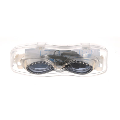 Swimming goggles with a transparent case from Speedo