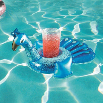 Bestway 34104 Inflatable Drink Holder Peacock Shape 34.5 x 31 cm