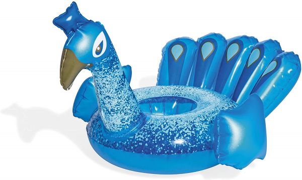 Bestway 34104 Inflatable Drink Holder Peacock Shape 34.5 x 31 cm