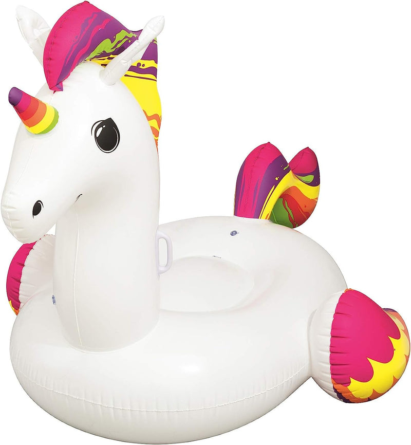 Bestway 41113 Large Unicorn Ride-On Float, Size 224*164cm