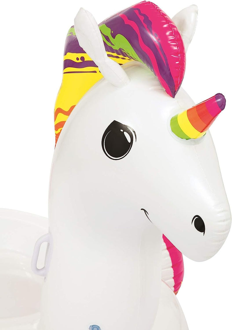 Bestway 41113 Large Unicorn Ride-On Float, Size 224*164cm