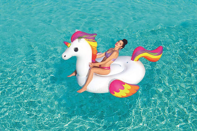 Bestway 41113 Large Unicorn Ride-On Float, Size 224*164cm