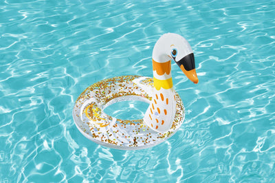 Swan-shaped children's swimming ring from Bestway 36306, size 58.5*61 cm