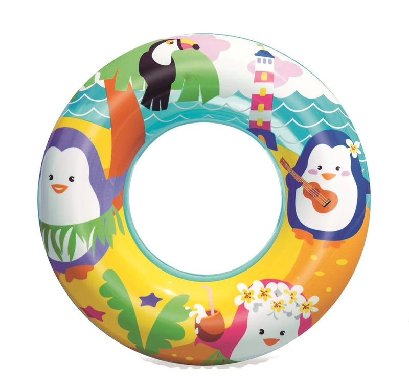 Bestway 36113 swimming ring with sea creatures print