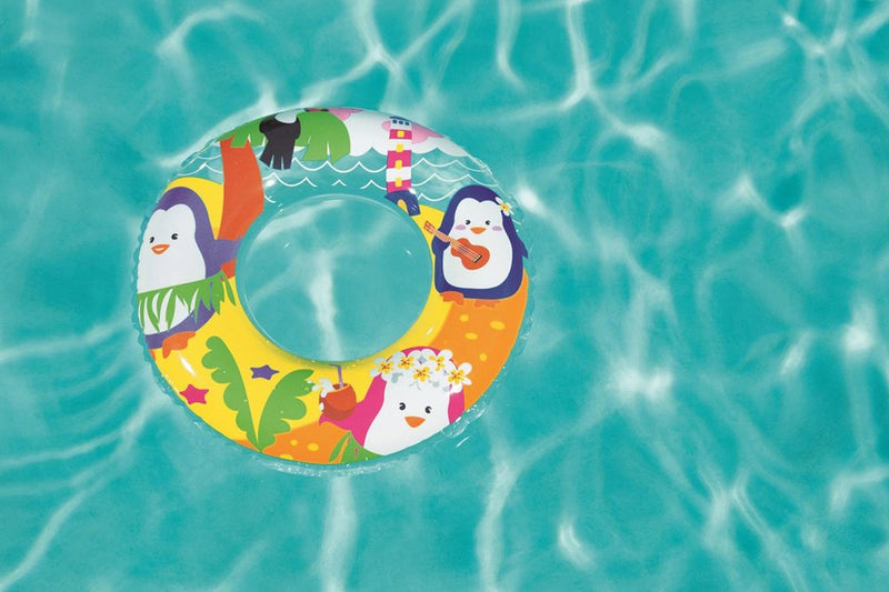 Bestway 36113 swimming ring with sea creatures print