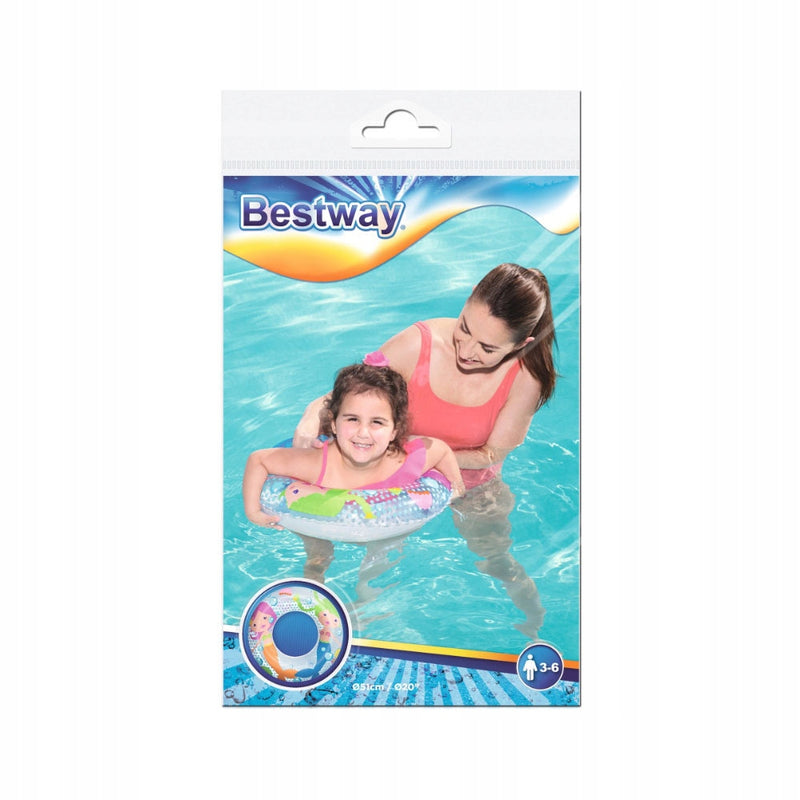 Bestway 36113 swimming ring with sea creatures print