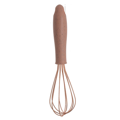 Stainless steel egg whisk with granite handle, 25 cm