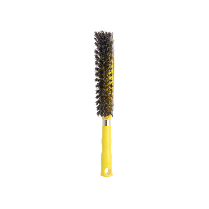 Shish brush with plastic handle, yellow, 33 cm