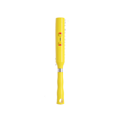 Shish brush with plastic handle, yellow, 33 cm