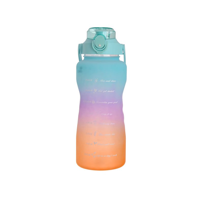 Numbered sports water bottle 3 pieces in different sizes