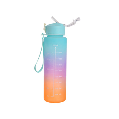 Numbered sports water bottle 3 pieces in different sizes