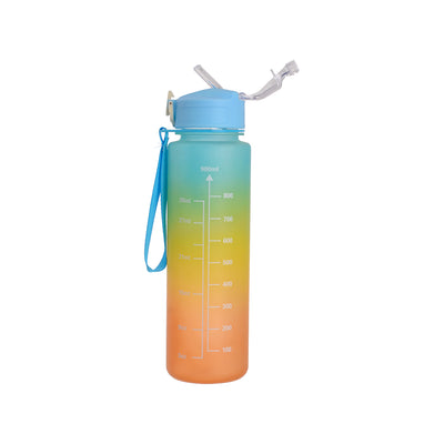 Numbered sports water bottle 3 pieces in different sizes