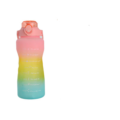 Numbered sports water bottle 3 pieces in different sizes