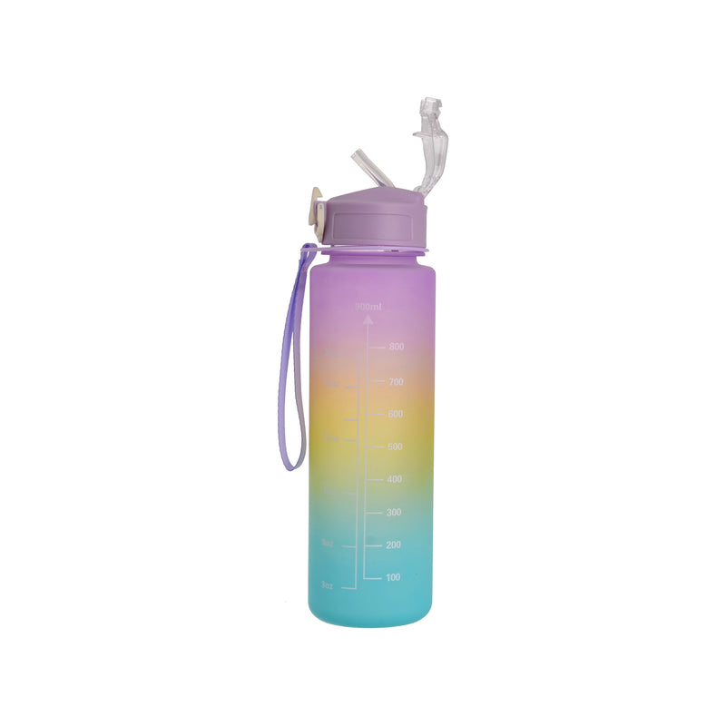 Numbered sports water bottle 3 pieces in different sizes