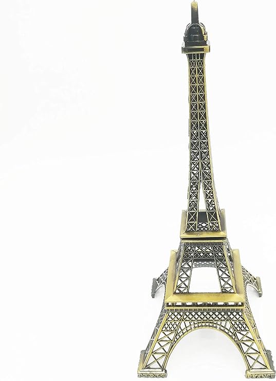 Metal Eiffel Tower statue, 15 cm