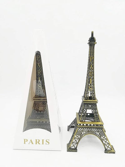 Metal Eiffel Tower statue, 15 cm