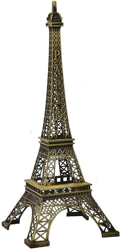 Metal Eiffel Tower statue, 15 cm