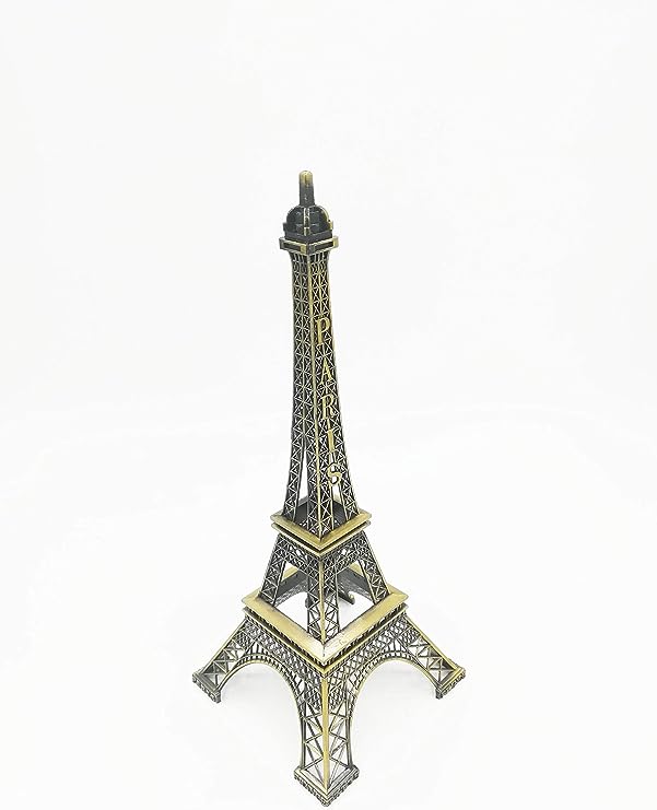 Metal Eiffel Tower statue, 15 cm