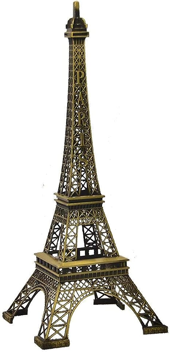 Metal Eiffel Tower statue 10 cm